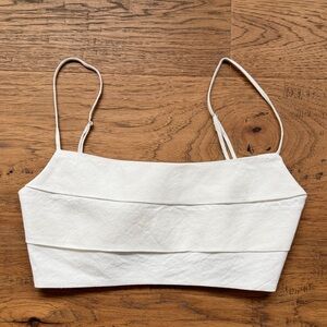 GORGEOUS OCCLEUS CROP TOP LINEN XS